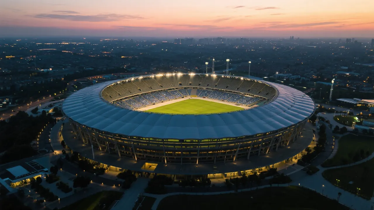 世界杯现场航拍